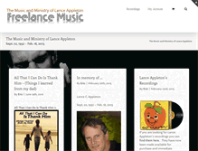 Tablet Screenshot of freelancemusic.net